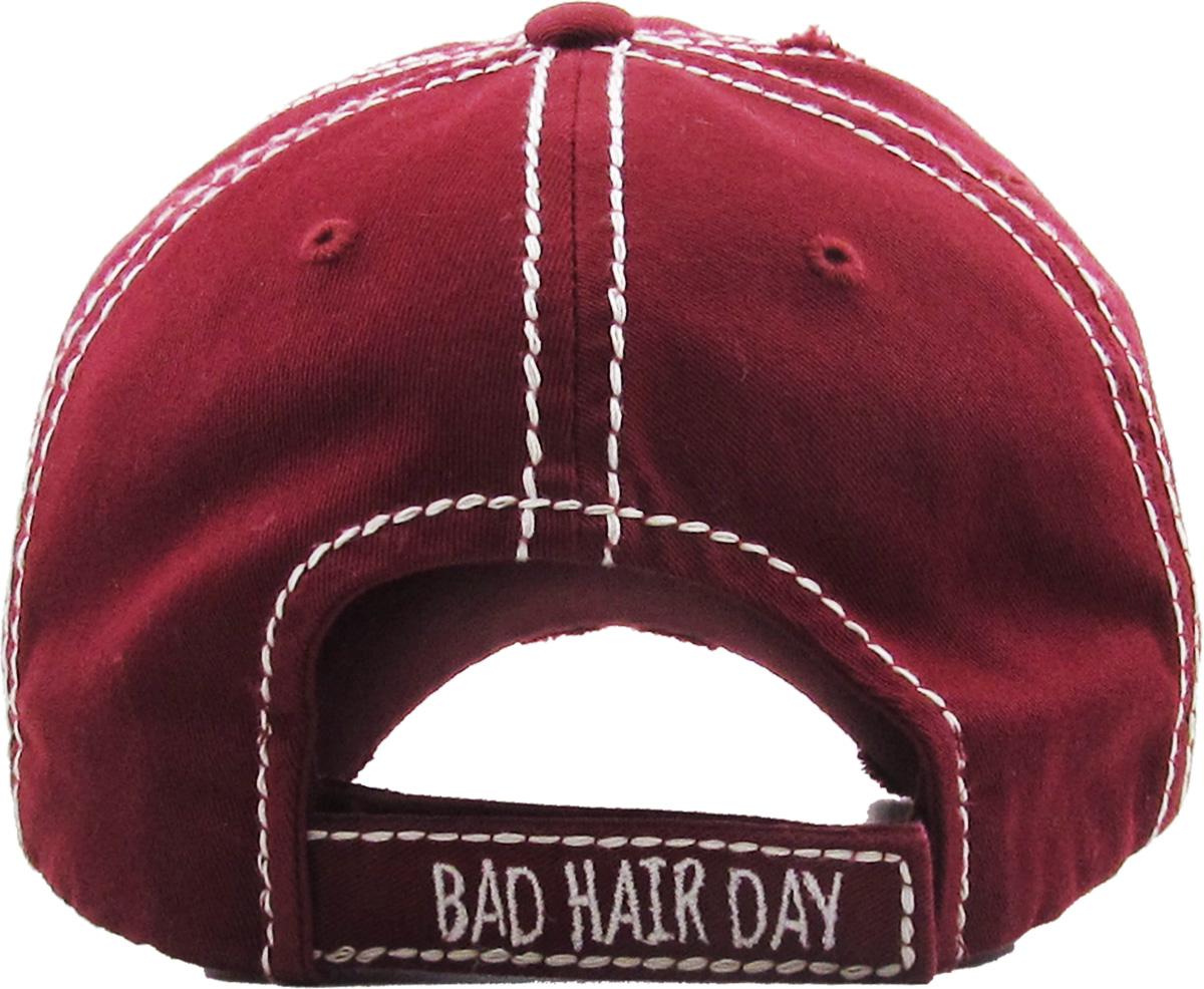Bad Hair Day Washed Vintage Ball Cap | KBETHOS